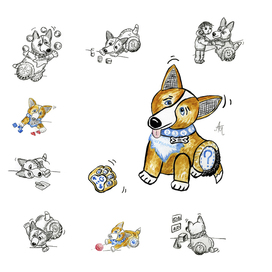 Персонаж для учебного пособия 