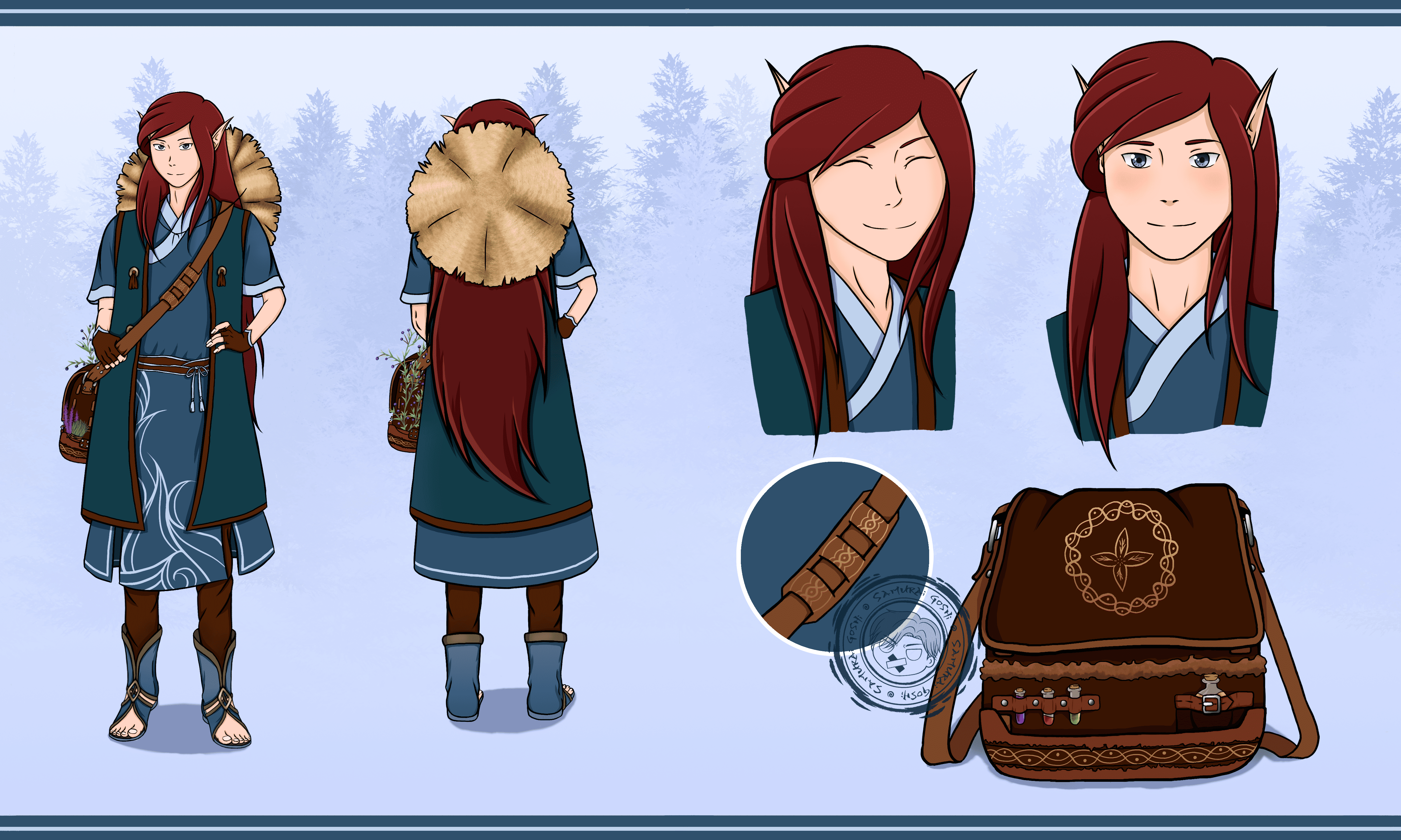 Elf's concept for the book