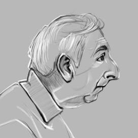 Скетч старика