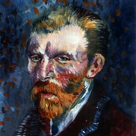 Ван гог. Стилизация для печати на ткани