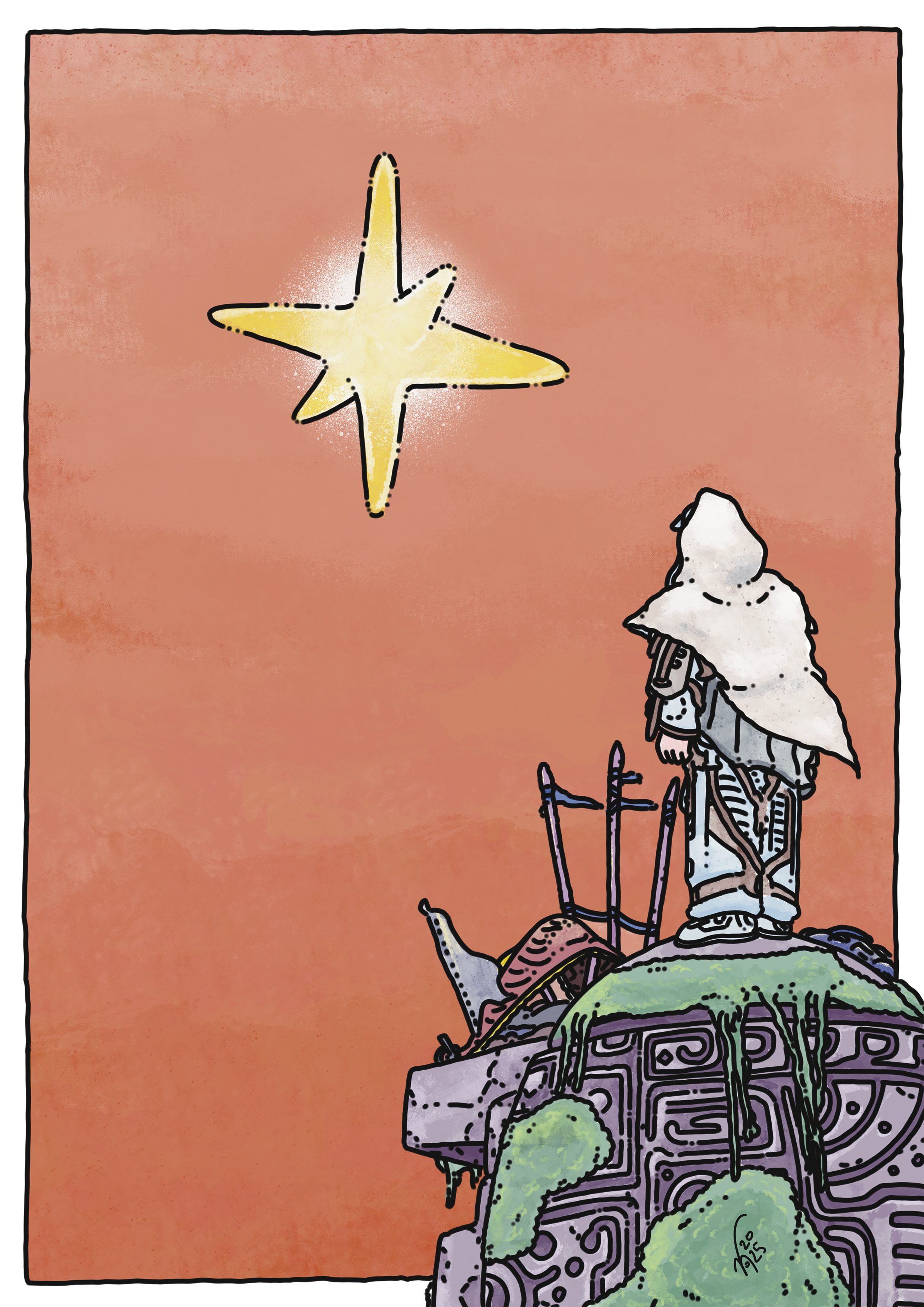 Per Aspera: Solitude (three of wands)