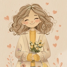 Весенняя девочка