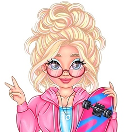 Девушка скейтбордистка 