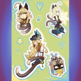 Стикерпак кирара