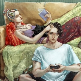 Иллюстрация к роману «О детях Кощеевых»