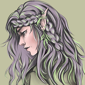 девушка лето