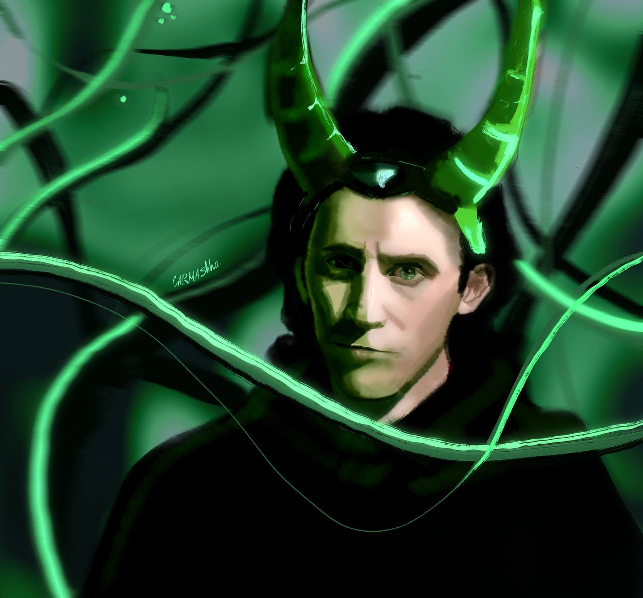 Арт по сериалу "Локи"