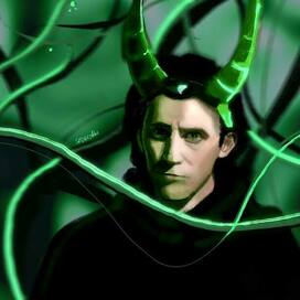 Арт по сериалу "Локи"