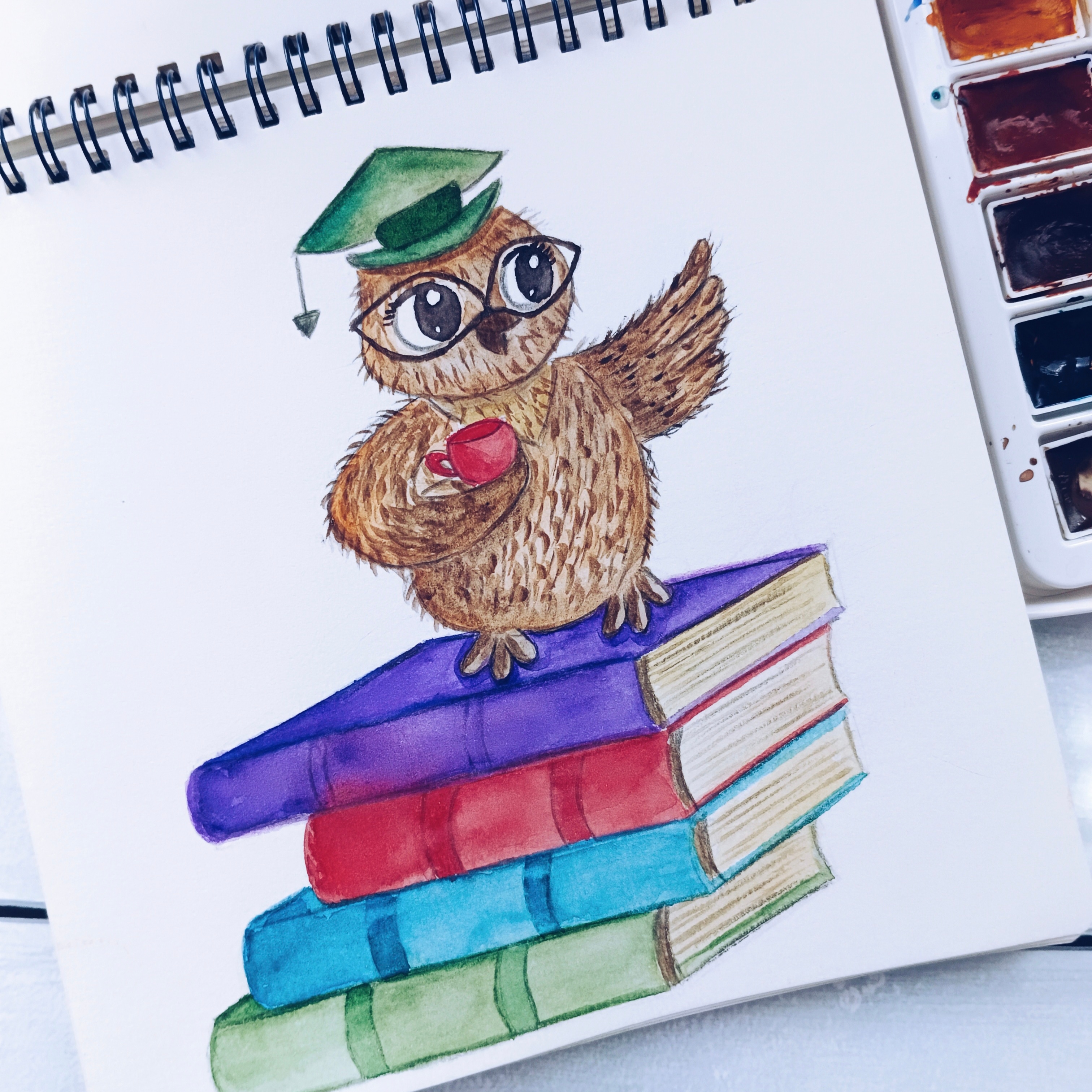 Сова учитель