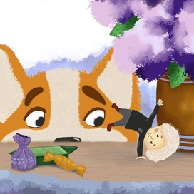 Иллюстрация к повести А. Ермолаевой "Райфолли - человечки из печной трубы"