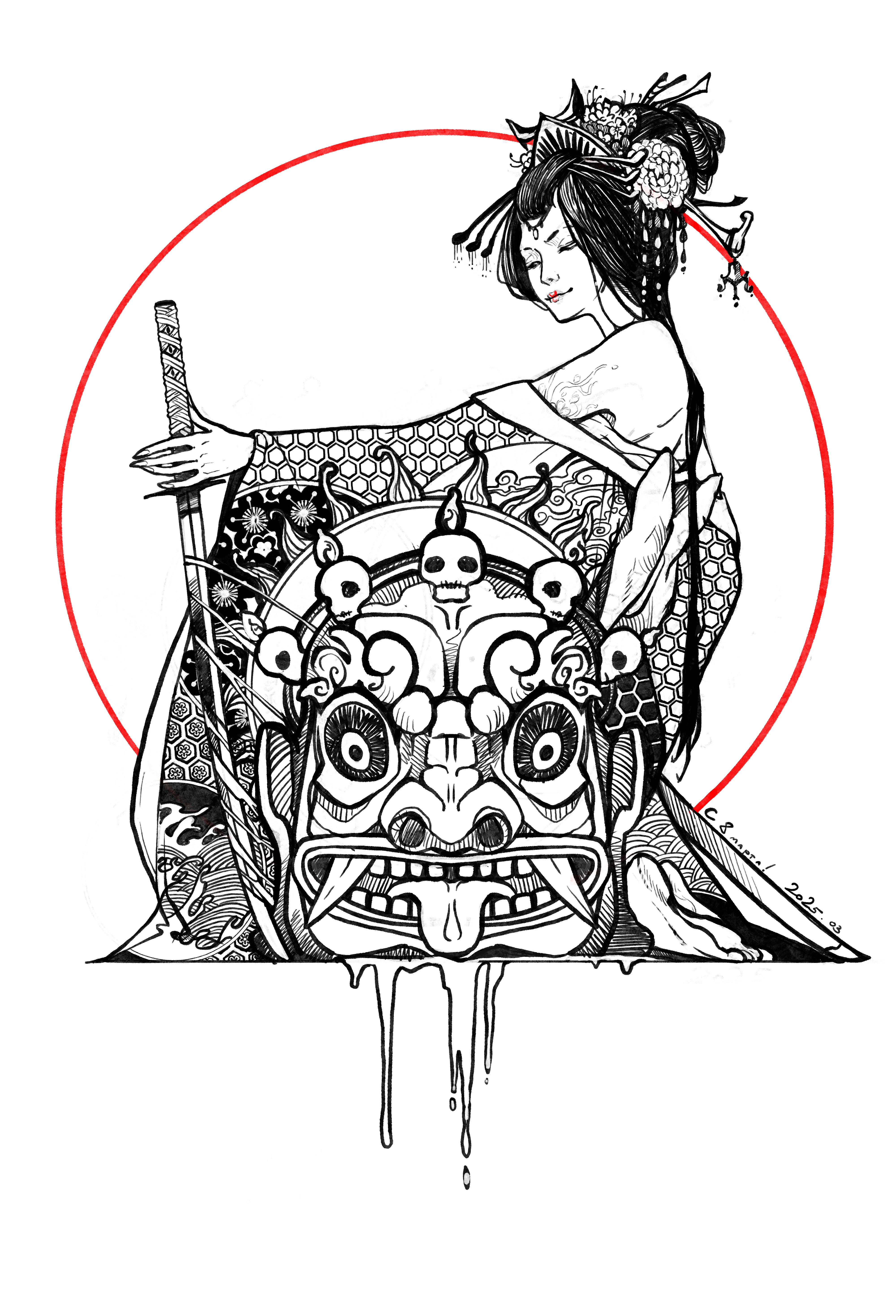 Открытка на 8 матра