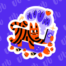 Стикер для новой видеоплатформы NUUM 