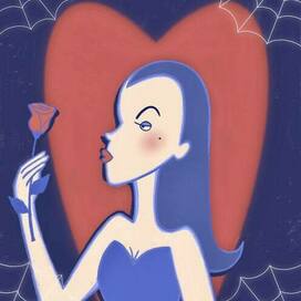 из серии хэллоуинских работ «Особняк ужасов»