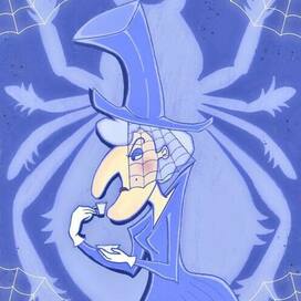 Из серии хэллоуинских работ «Особняк ужасов»