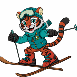 Маскот для горнолыжной базы