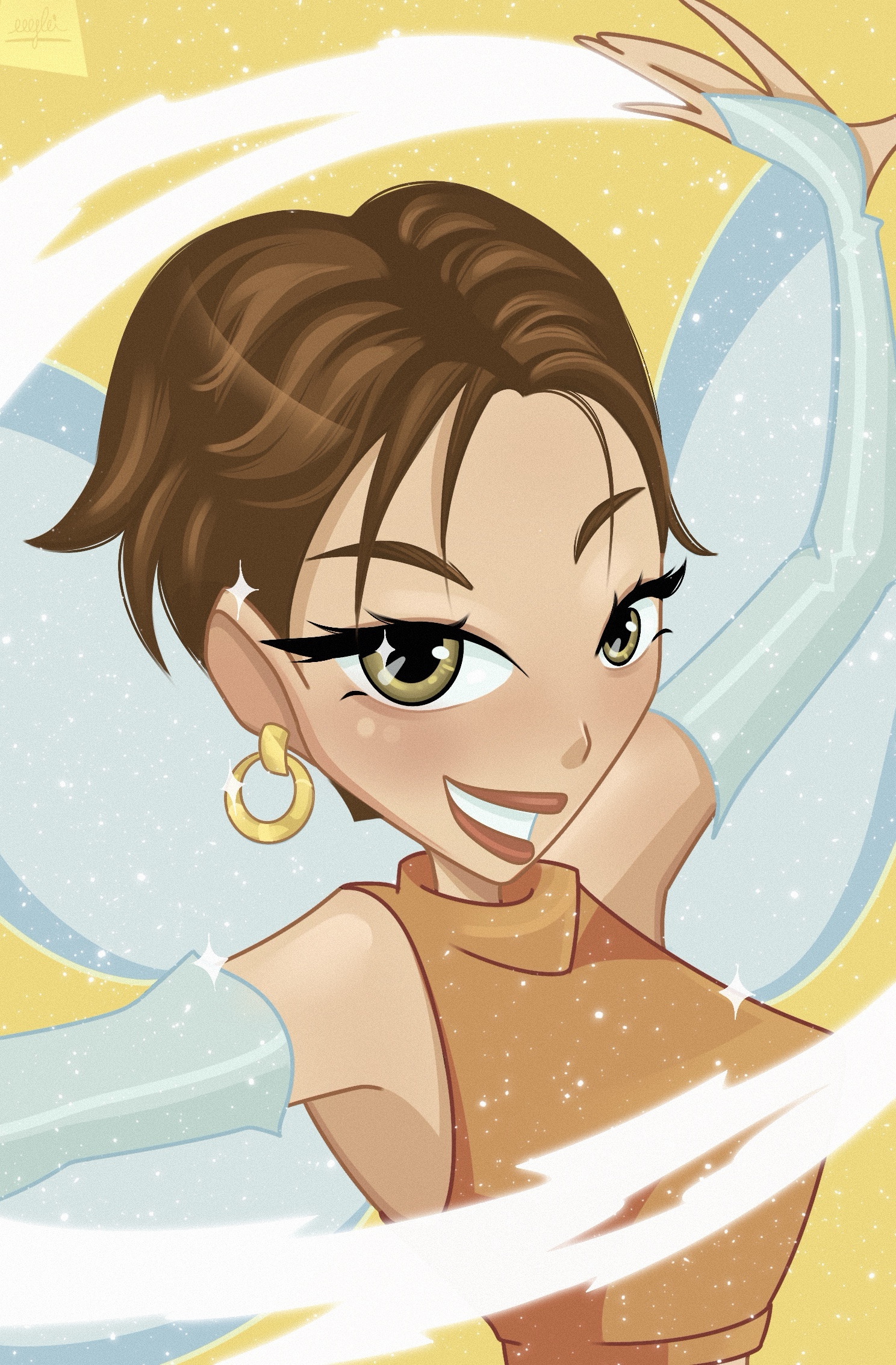 Портрет в стиле Winx