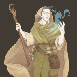 Night elf mage. Концепт персонажа