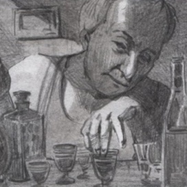 Обольников в квартире Полякова ("Визит к минотавру")