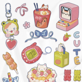 Милые стикеры (kawaii)