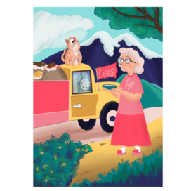 Моя бабушка водит грузовик