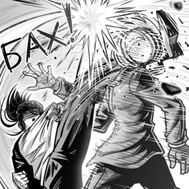 Полосный кадр 4