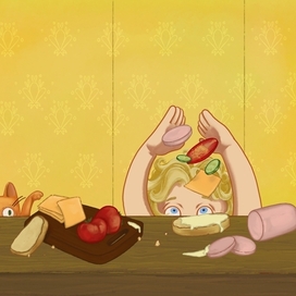 Вот, мой первый бутерброд 