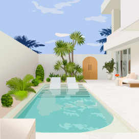 Тишина у бассейна