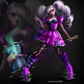 Девушка с молотком