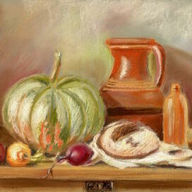 Натюрморт с тыквой