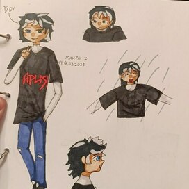 Хуманизация. Референс лист. Персонаж. Портрет