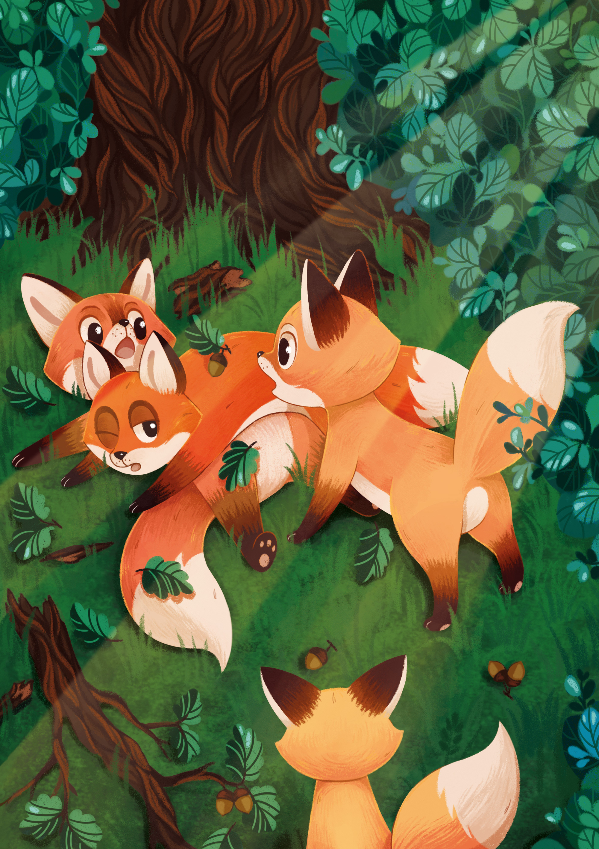 Серия иллюстраций для книги "Хулиганский детектив"