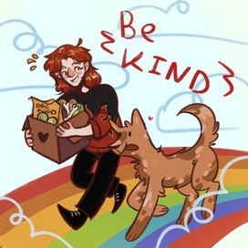 Учебная работа иллюстрация для собачьего приюта