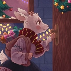 Иллюстрация для любительского издания на тему Нового Года