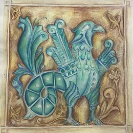 величественный грифон