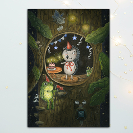 День рождения ежика