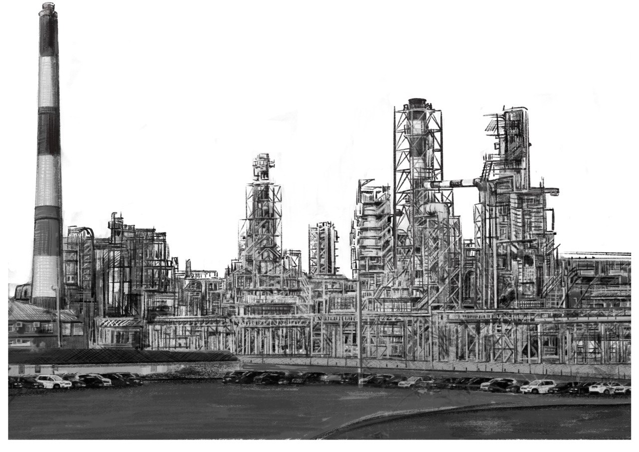 Рисунок по фотографии для разворота календаря