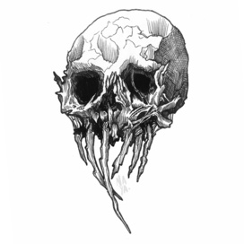 тату-эскиз: череп
