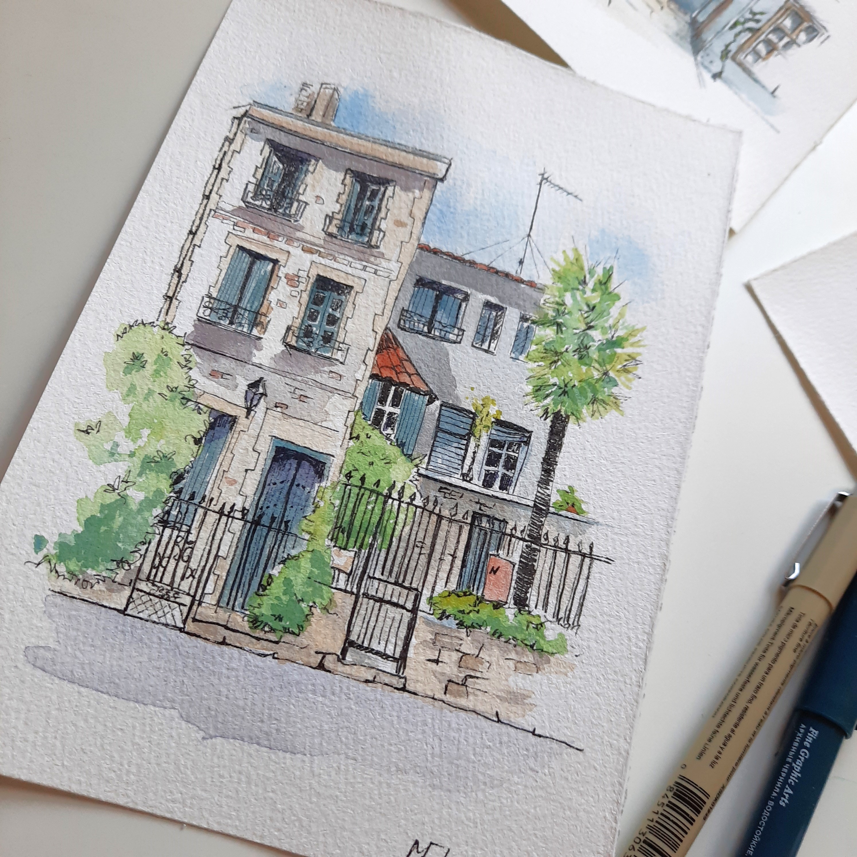 Архитектурный скетч