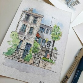 Архитектурный скетч