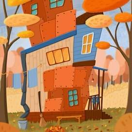 Стилизованный домик