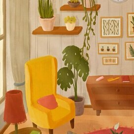 Уютная комната