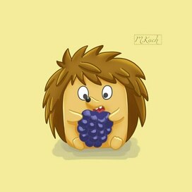 Ёжик и ежевика