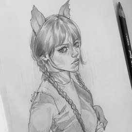 Венсдей - портрет