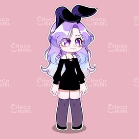 Милый персонаж, аниме стиль