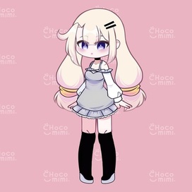 Милый персонаж, аниме стиль