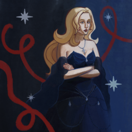 Дама в чёрном