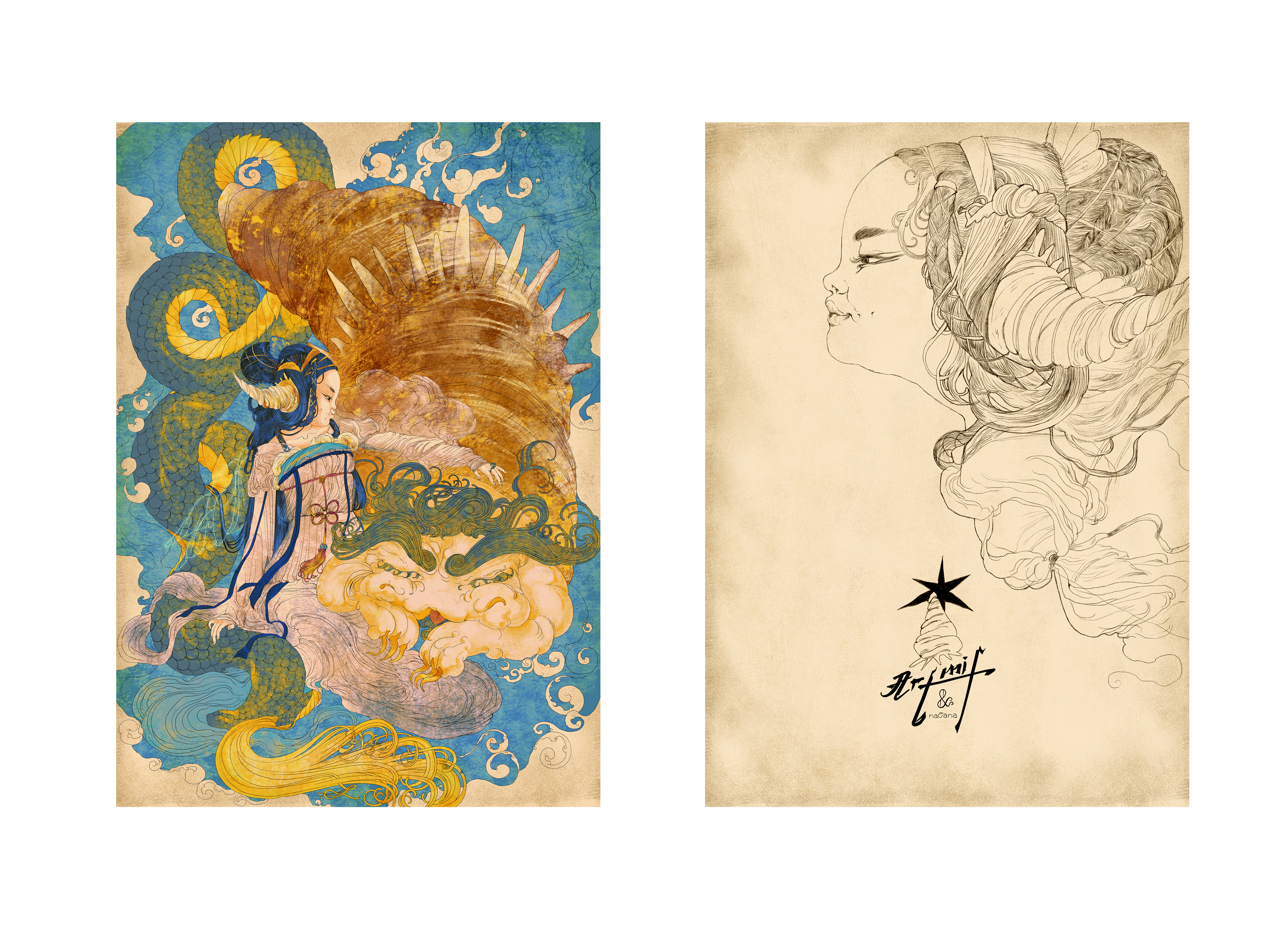 Фея и дракон