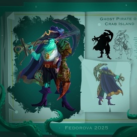 The ghost pirate from Crab Island 2