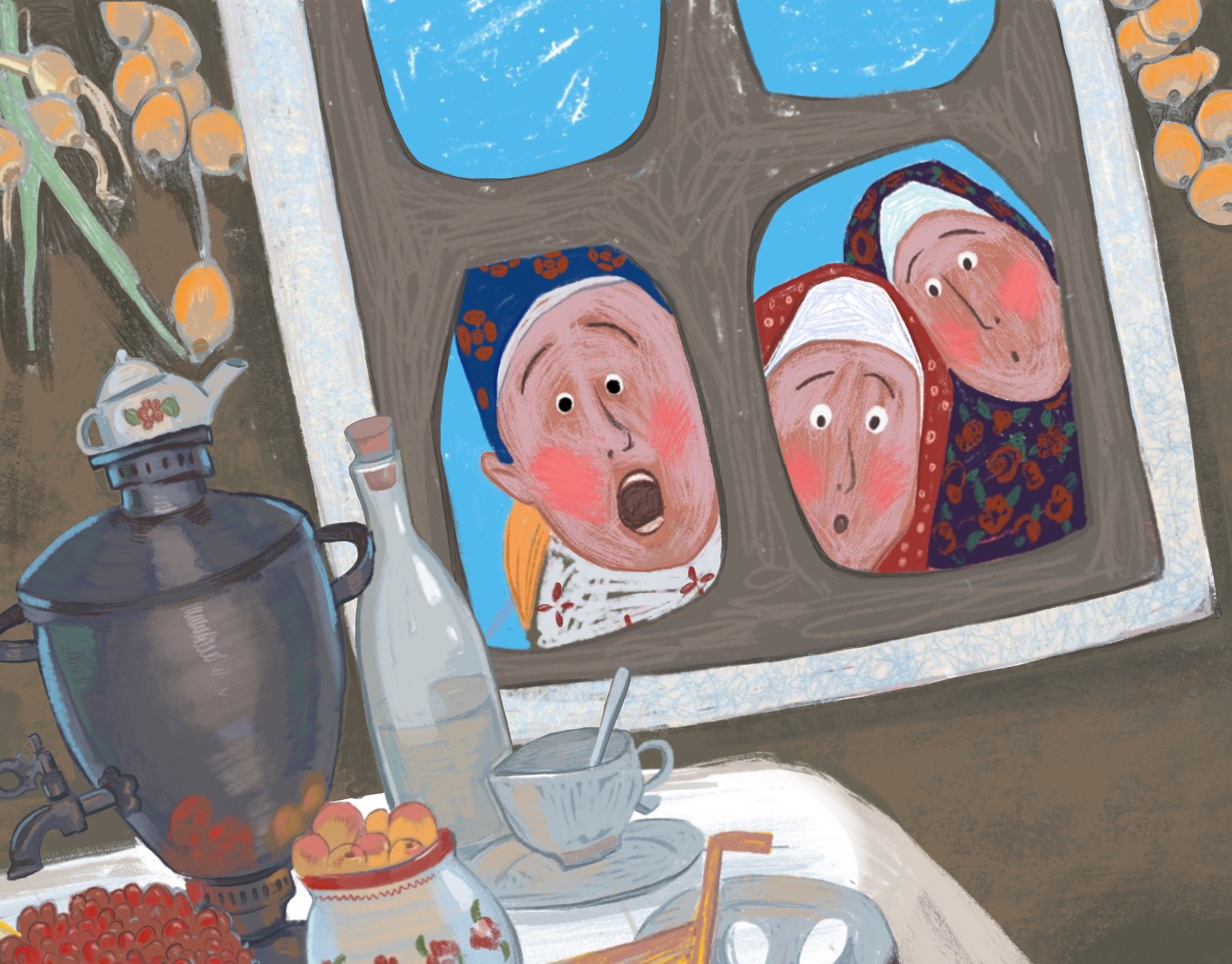 Небольшая серия иллюстраций к произведению Н.В.Гоголя