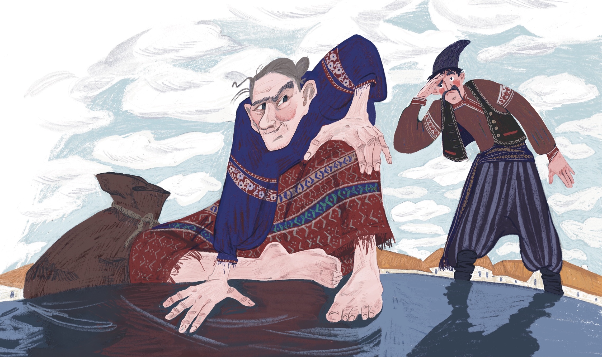 Иллюстрации к казачьим сказкам